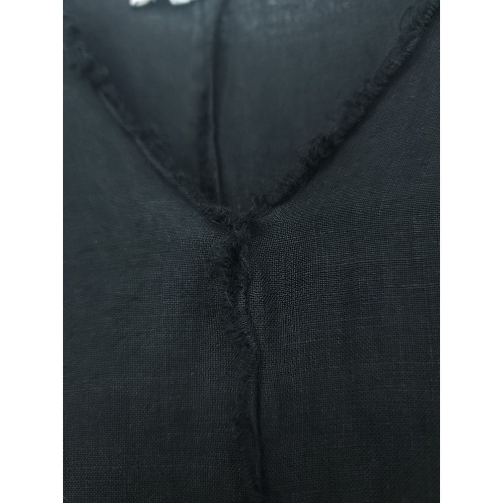 Velvet by G. S. Women XS Elevated Minimalist Coastal Relax Linen Maxi Dress READ - Picture 5 of 8